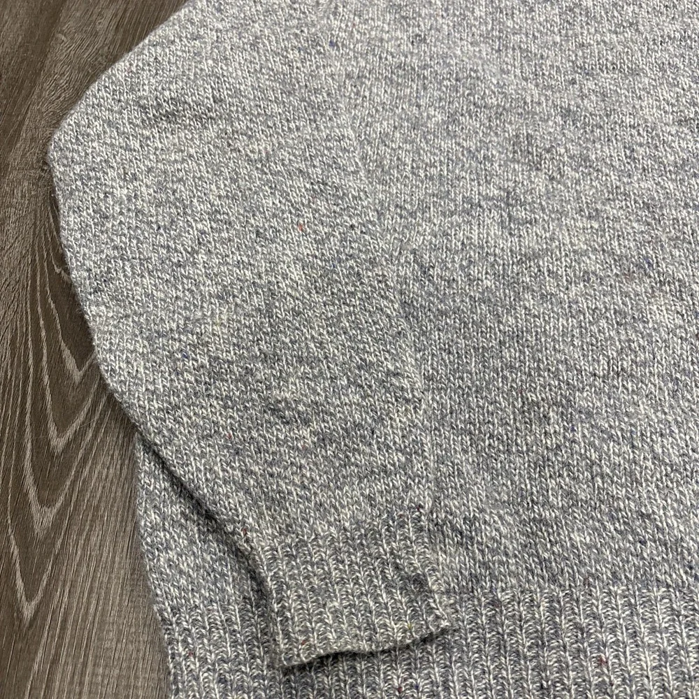 VTG Lands' End Sweater Mens XL Ragg Wool Made USA Cabincore Luxe Heritage Fleck